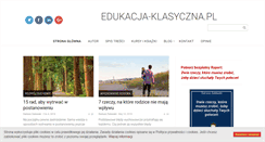 Desktop Screenshot of edukacja-klasyczna.pl